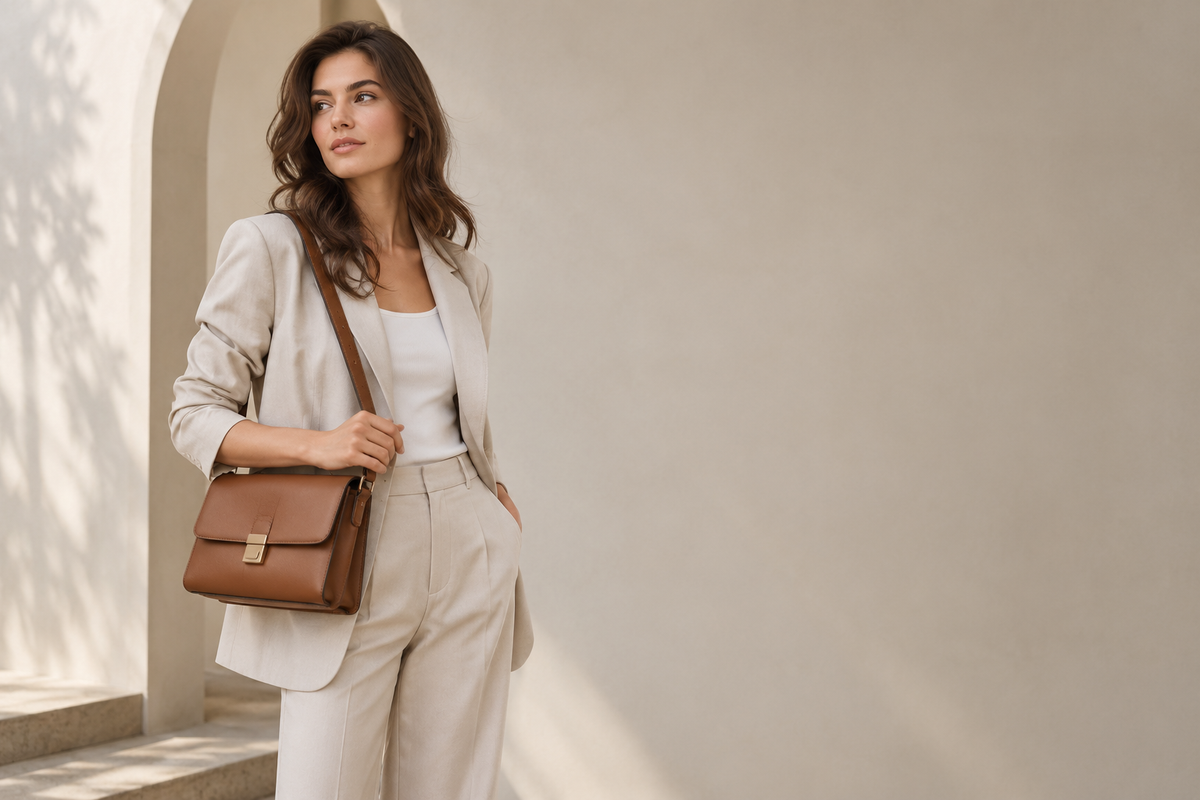 Women's handbag fashion editorial
